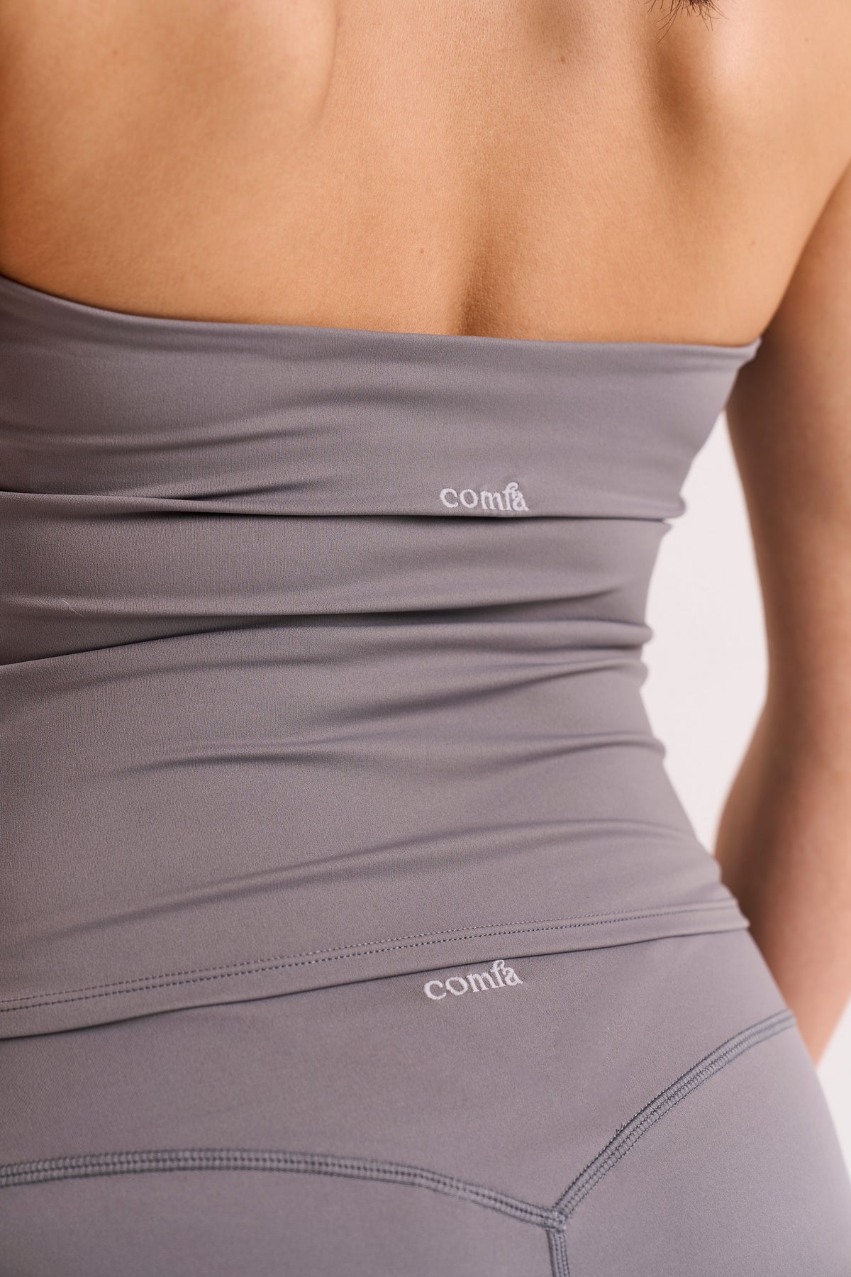 SNTCHD Halter Top - Cloud Grey