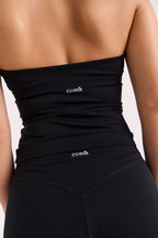 SNTCHD Halter Top - Deep Black